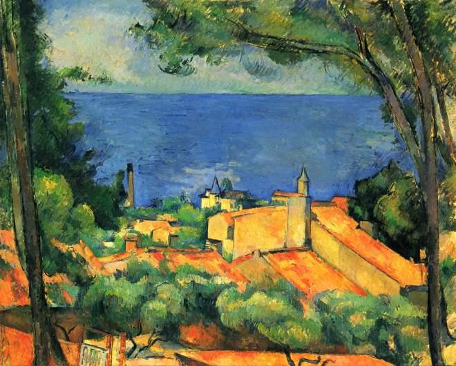Paul Cézanne - L'Estaque les toits rouges - 1885